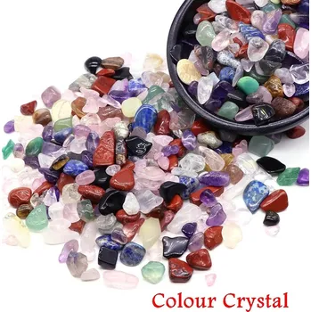 Přírodní kameny pro dekoraci | dekorativní kameny | harmonizační krystaly - Barva Crystal , 100 g