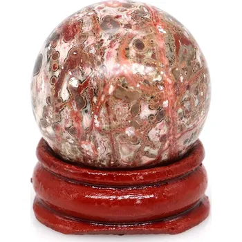 Kamenná minerální koule 30 mm | přírodní kámen | masážní koule - Leopard Jasper , 20 KS