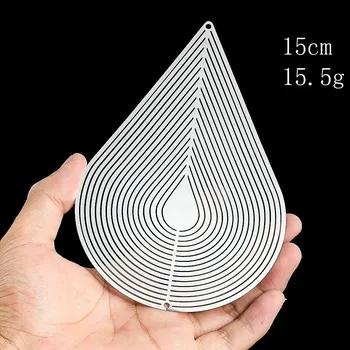 Zahradní dekorace Větrný lapač pro zahradu s 3D efektem | zahradní dekorace | lapač paprsků - Kapka vody