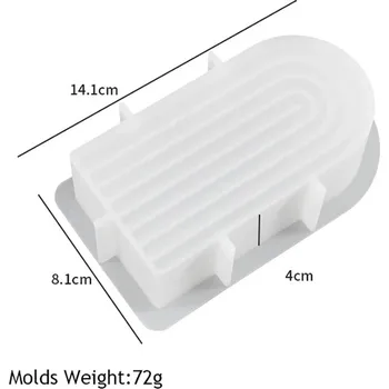 Forma na odlévání Silikonová forma na svíčky | silikonová forma, forma na mýdla - Oblouk