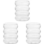 Retro designové sklenice pro studené nápoje | vintage sklenice, koktejlové sklenice - Caterpillar-3ks , 300 ml