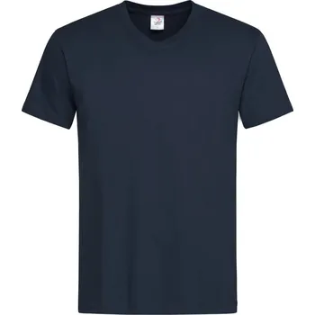 Pánské tričko Tričko s výstřihem do V Classic V-Neck Men blue midnight XL