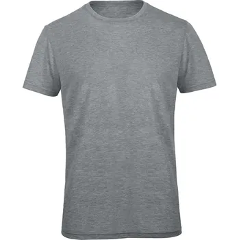 Pánské tričko Pánské tričko Triblend /men heather light grey XL