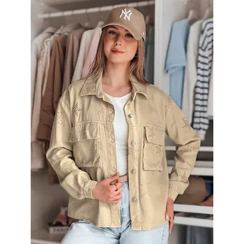 Dámská přechodná bunda STRASHINE DStreet krémová 3277458