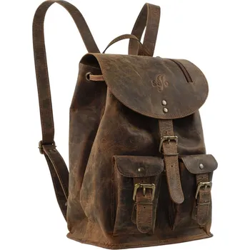 Městský batoh Sajo INDIRA městský batůžek 8 l hnědá