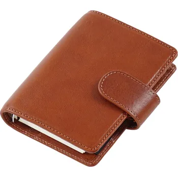 Diář Kožený diář na cesty | mini diář, kožený zápisník - Karamel