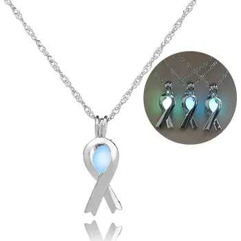 Náhrdelník Svítící náhrdelník s přívěskem | dámský náhrdelník, svítící želva - 29 , Modrý