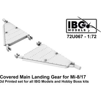 Plastikový model IBG 1/72 Covered Main Landing Gear Mi-8/17 (3D-Print.)