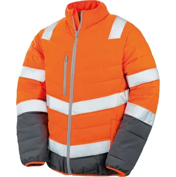 pracovní bunda Pánská bezpečnostní bunda R 325M fluorescent orange-grey 4XL