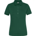 Dámské pracovní elast. polo z bio bavlny - Solid JN 1805 dark green L