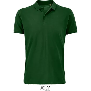 Pánská móda Pánské piqué polo z bio bavlny Planet Men bottle green XL