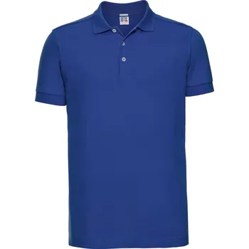 Pánské elastické piqué polo 566M bright royal L