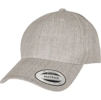 Kšiltovka 6 panelová Snapback kšiltovka 6789 heather grey onesize