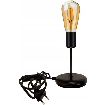 Lampička Stolní lampa LED-ONE Noční lampa vysoká černá 60 W