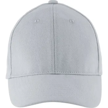 Kšiltovka 6 panelová baseballová kšiltovka Buffalo pure grey onesize