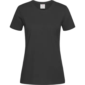 Dámské tričko Dámské tričko z těžké bavlny Comfort 185 Women black opal L