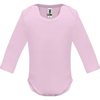 Dámské oblečení Kojenecké body s dlouhým rukávem Honey světle růžová (48) 6M