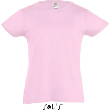 Dívčí tričko Cherry medium pink 10 Y