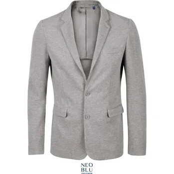 Dámské sako Pánský piqué blejzr Marcel Men grey melange (56)