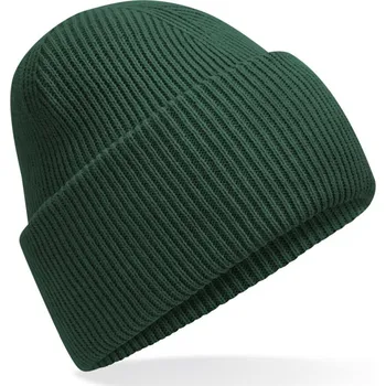 Čepice Pletená čepice s manžetou "Recycled" B 385R bottle green onesize