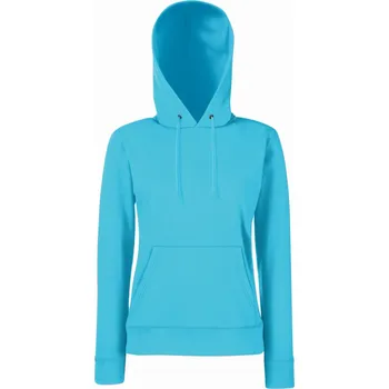 Dámská mikina Dámská mikina s kapucí Classic Lady-Fit Hooded Sweat azure blue L