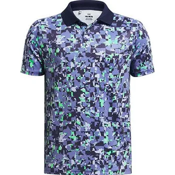 Chlapecké tričko Chlapecké polo tričko Under Armour Performance Printed Polo velikost YL starlight