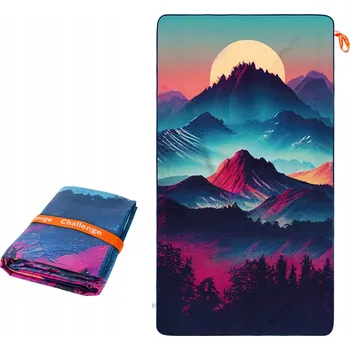 Ručník RUČNÍK Z MIKROVLÁKNA 80x150 cm CHALLENGE KOUPELNOVÝ GÓRY