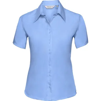 Dámská halenka Nežehlivá halenka s krátkým rukávem 957F bright sky 4XL