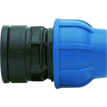 Vodovodní potrubí VALSIR SVĚRNÁ SPOJKA VNITŘNÍ ZÁVIT PE PN16 40MM x 6/4 "