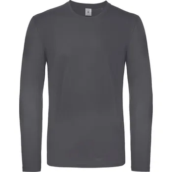 Pánské tričko Tričko s dlouhým rukávem #E150 LSL dark grey S