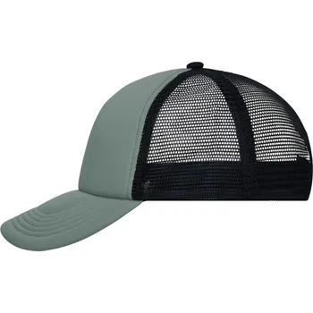 Kšiltovka 5 panelová polyesterová síťovaná kšiltovka MB 70 dark grey-black onesize