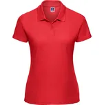 Dámské piqué polo 539F bright red M