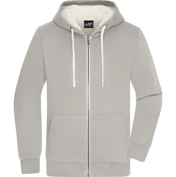Pánská mikina Pánská mikina s kapucí "Sherpa" JN 1320 light melange-nature 3XL