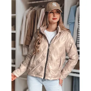 Dámská casual bunda Dámská přechodná oboustranná bunda SYLVIAN DStreet krémová 3276947