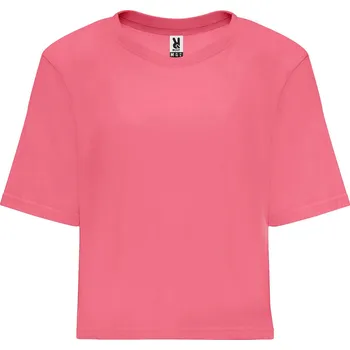 Dámské oblečení Dámské tričko Dominica fluor růžová (125) XL