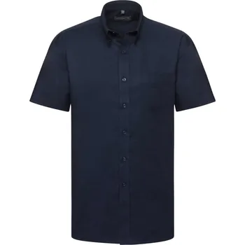 Pánská košile Košile Oxford s krátkým rukávem 933M bright navy XXL