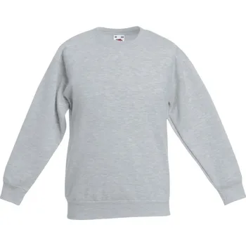 Dívčí mikina Dětská mikina Classic Kids Set-In Sweat heather grey 164