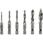 Sada závitových vrtáků HSS M3 - M10 6ks GEKO