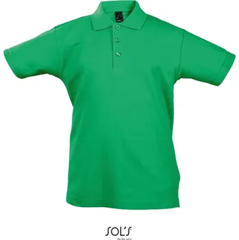 Dětské piqué polo Summer Kids II kelly green 4 Y
