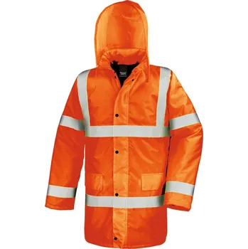 pracovní bunda EN ISO 20471 2013 bezpečnostní parka R 218X fluorescent orange S