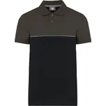 Pracovní piqué polo WK 210 black-dark grey 4XL