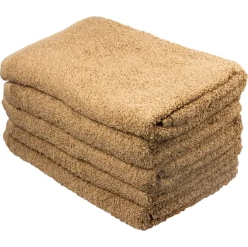 Prostěradlo MZ Sada 5ks bavlněných osušek 70x140 cm, Béžová