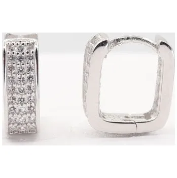 Náušnice Stříbrné náušnice kroužky