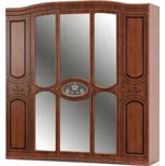 Šatní skříň MILANO 5D třešeň