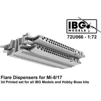 Plastikový model IBG 1/72 Flare Dispensers for Mi-8/17 (3D-Printed)