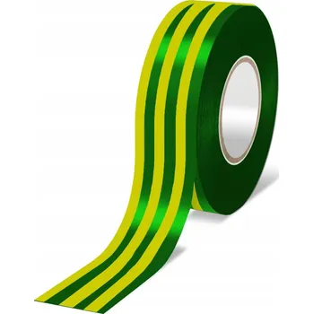 Izolační páska DEDRA Elektroizolační PVC páska 33m x 19mm, zeleno-žlutá