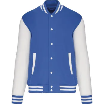 Dámská mikina Unisex fleecová bunda "Teddy" light royal-white XS