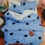 Violet 7DÍLNÉ POVLEČENÍ - HAPPY VALENTINE'S DAY-blue