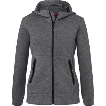 Dámská bunda s kapucí JN 1143 dark melange XS