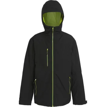 Pánská bunda Prošívaná bunda "Navigate" TRA253 black-lime green XXL